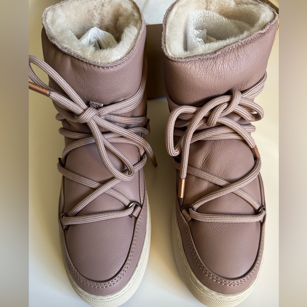 Inuikii Nappa Sneaker Boot Pink/Rose NWT